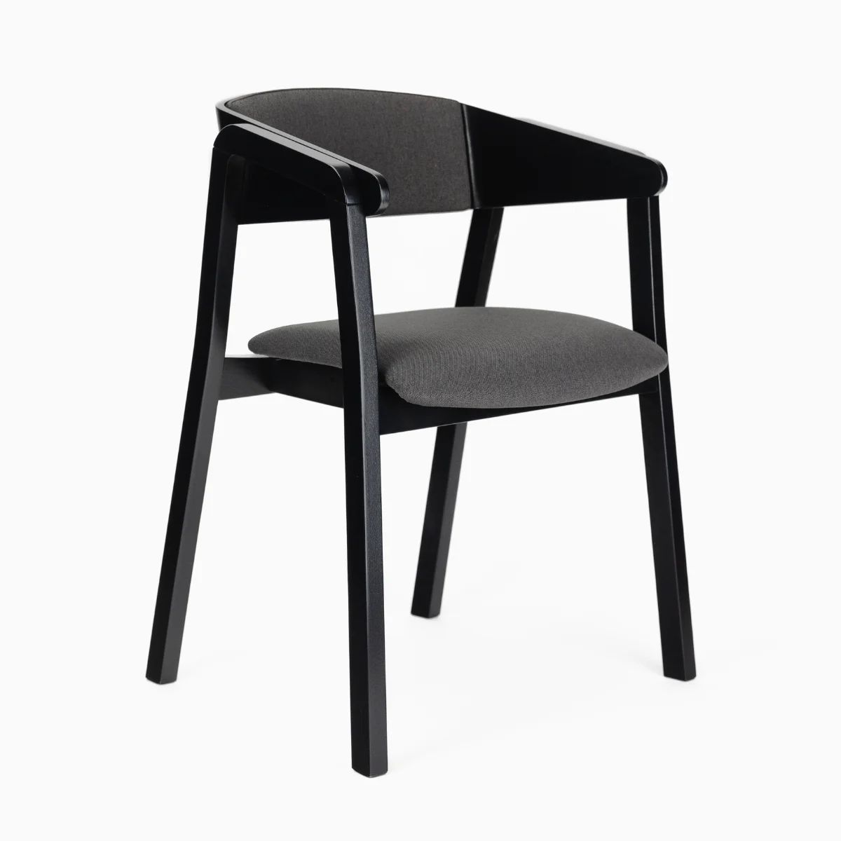 AT ZOE Fekete elegáns Fa beltéri szék