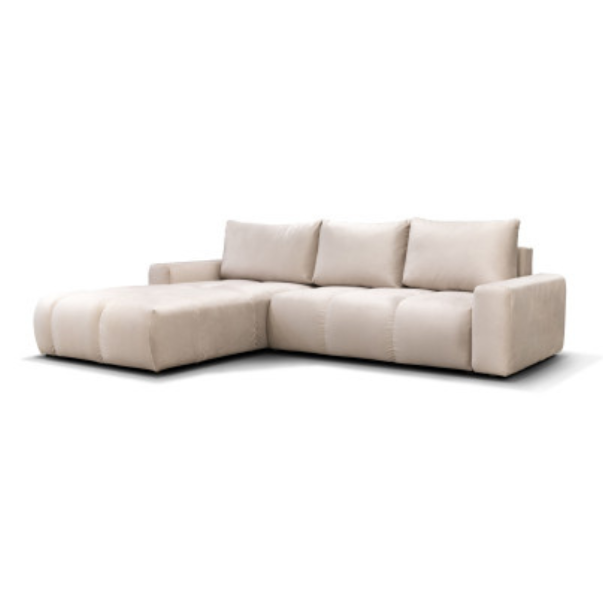 ET AUSTIN Bézs design Sarokgarnitúra