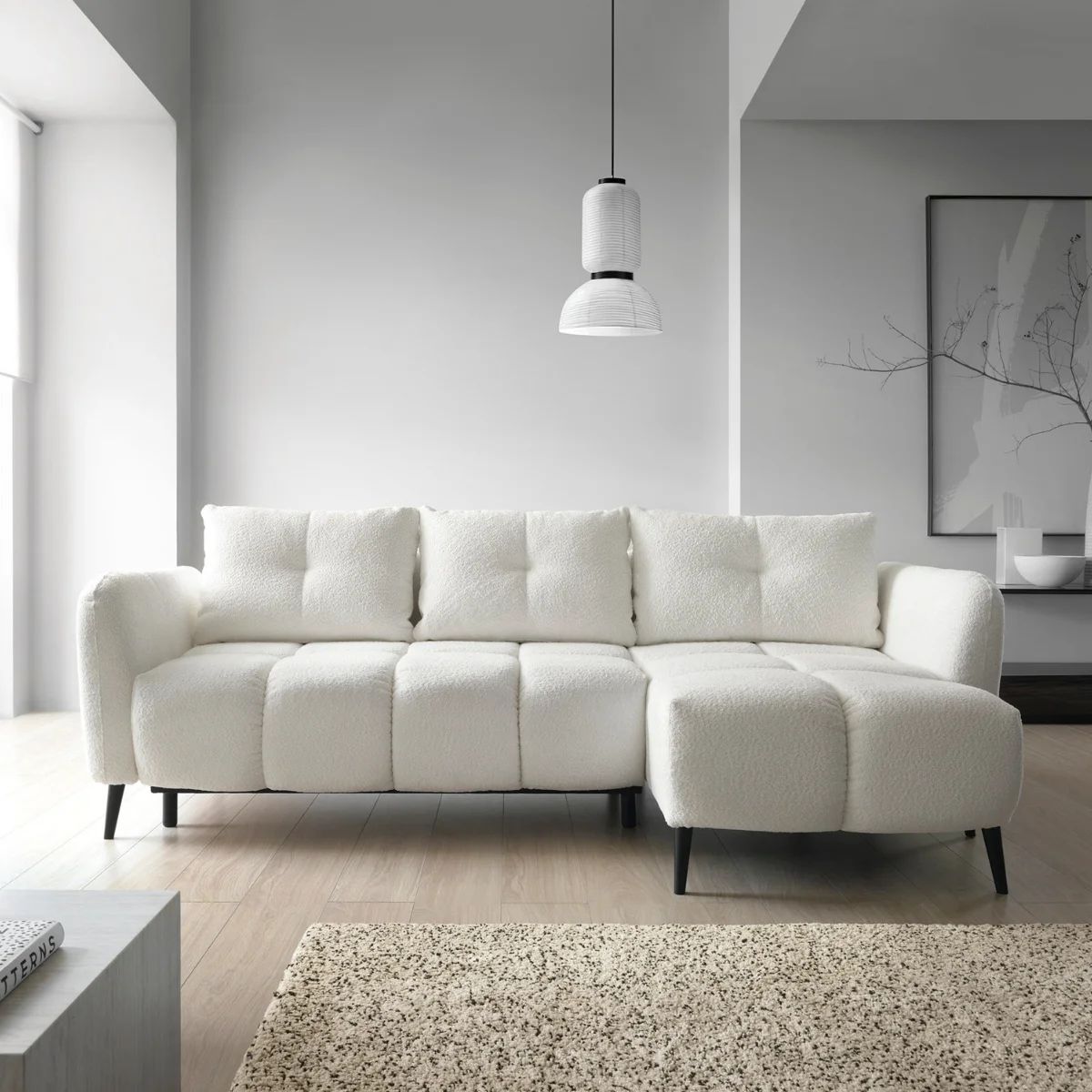 ET HELIORA Több színben design Sarokgarnitúra