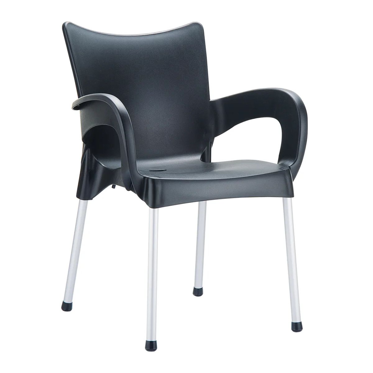 ST ROMEO UTOLSÓ 2DB Black design Plastic outdoor chair