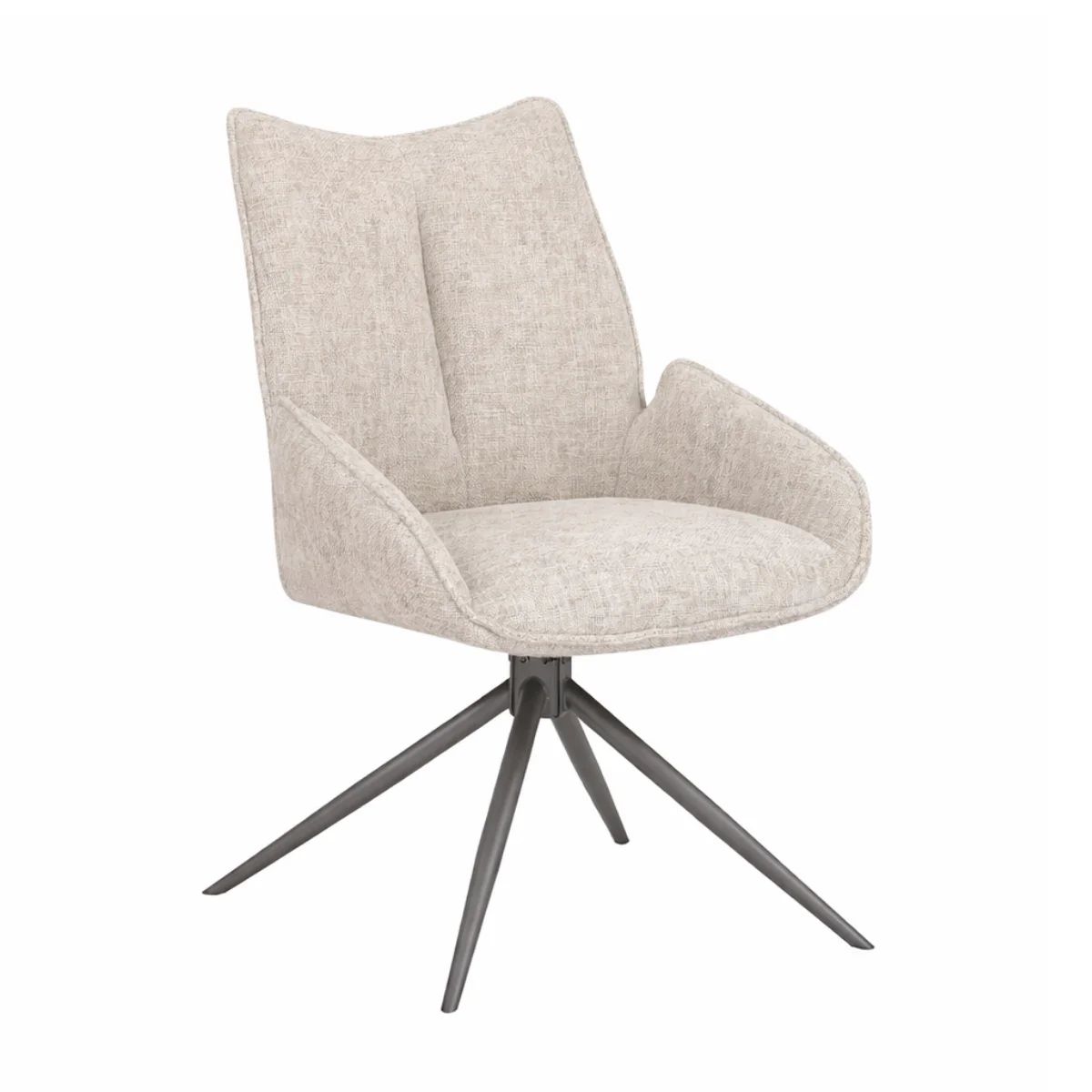 ET ARLO Grey design Upholstered indoor chair