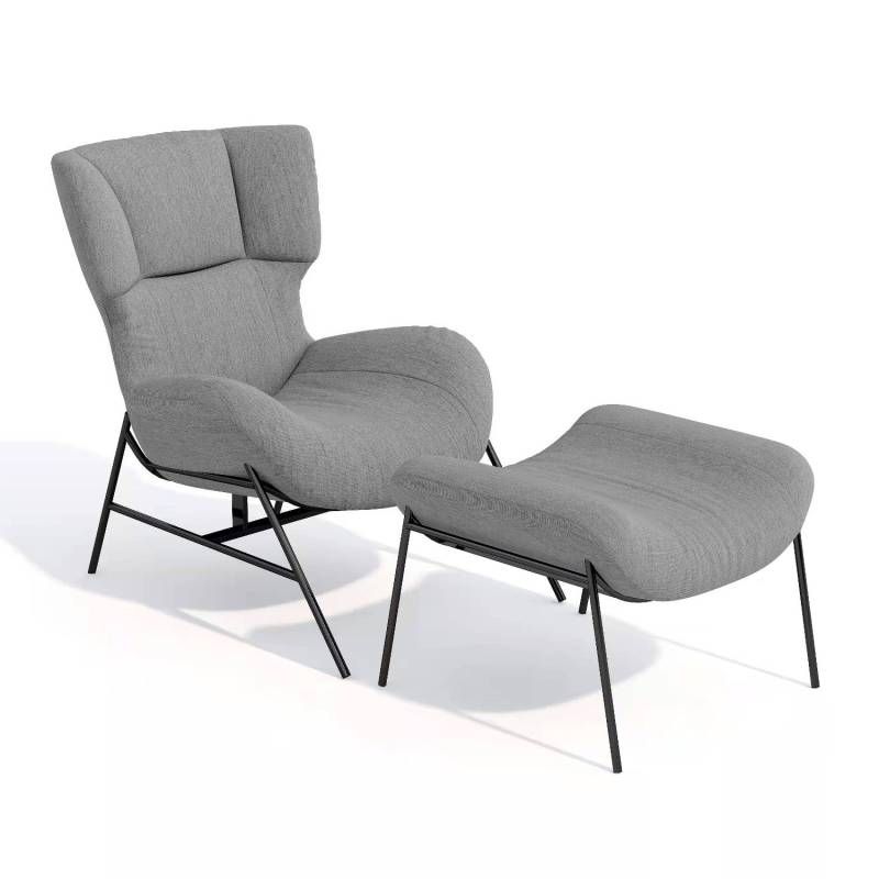 AT PUERTO SZETT Szürke design Kültéri fotel