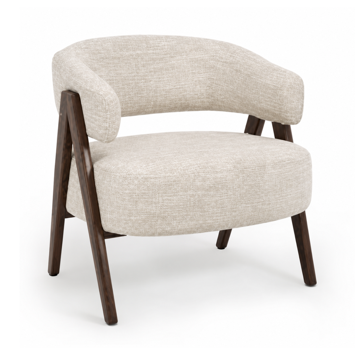 DL PASO        Brown, Beige design Upholstered indoor armchair