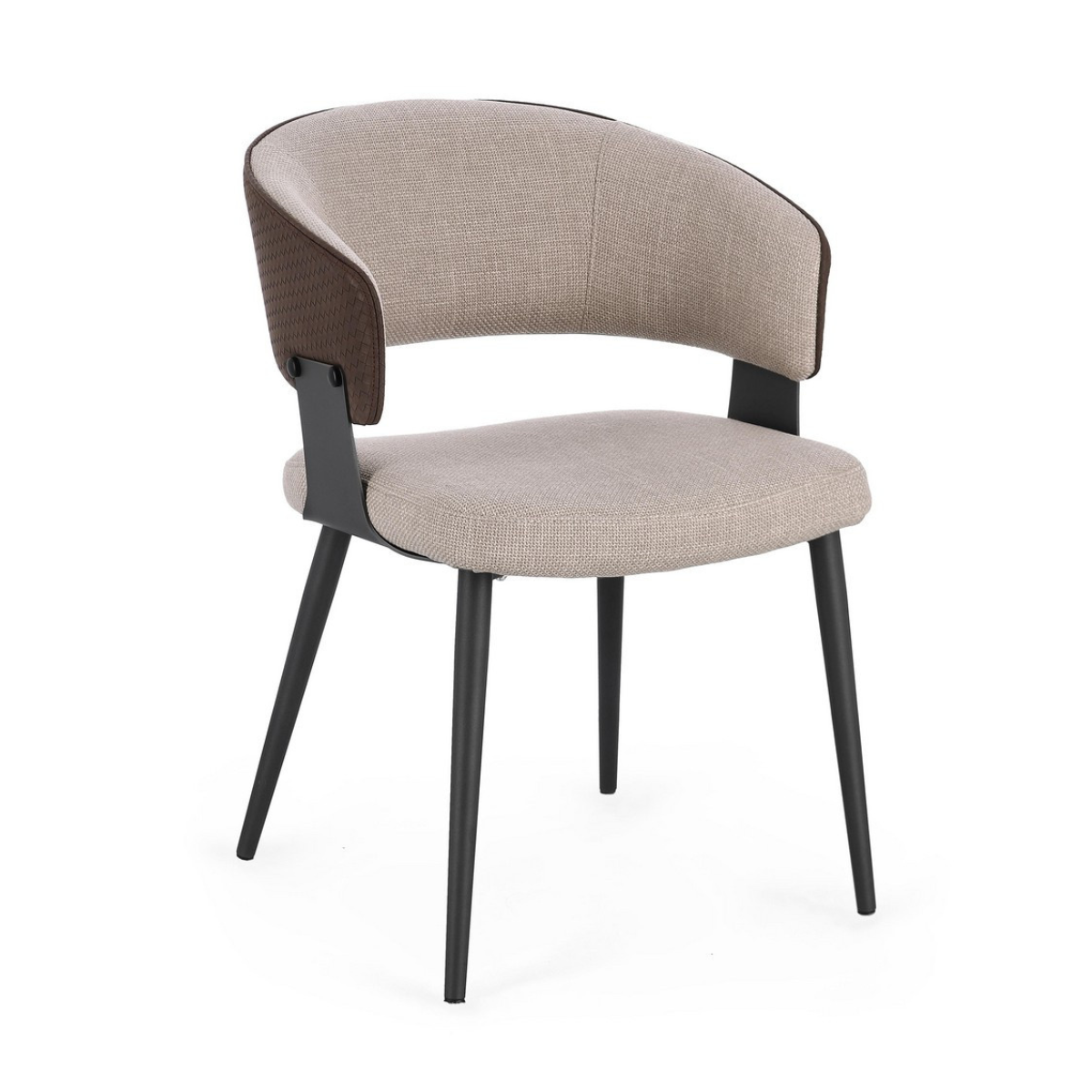 BT RAMI Brown design Upholstered indoor chair