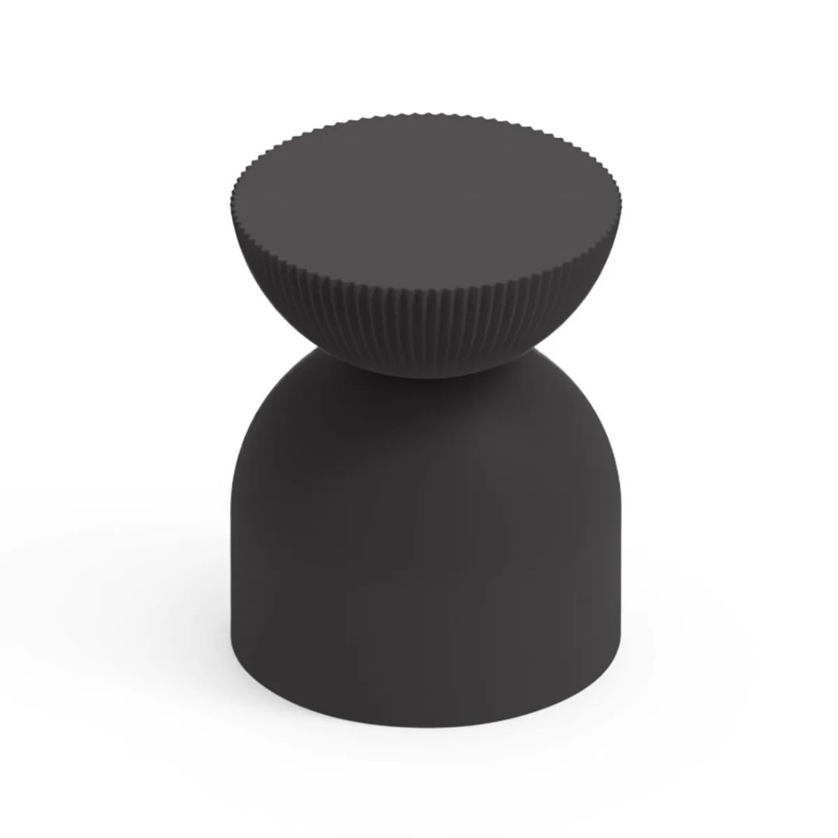 LX LILO STOOL Fekete design Lerakó asztal
