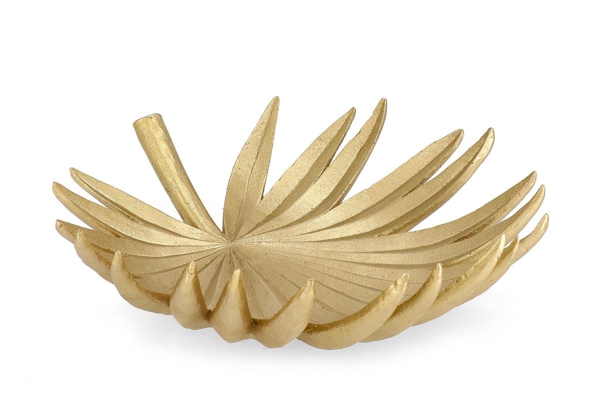 BT PALM LEAF utolsó 1db  Gold design Table decoration