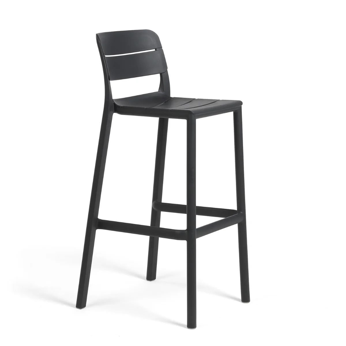 NARDI CASSIA STOOL Antracit design Műanyag kültéri bárszék