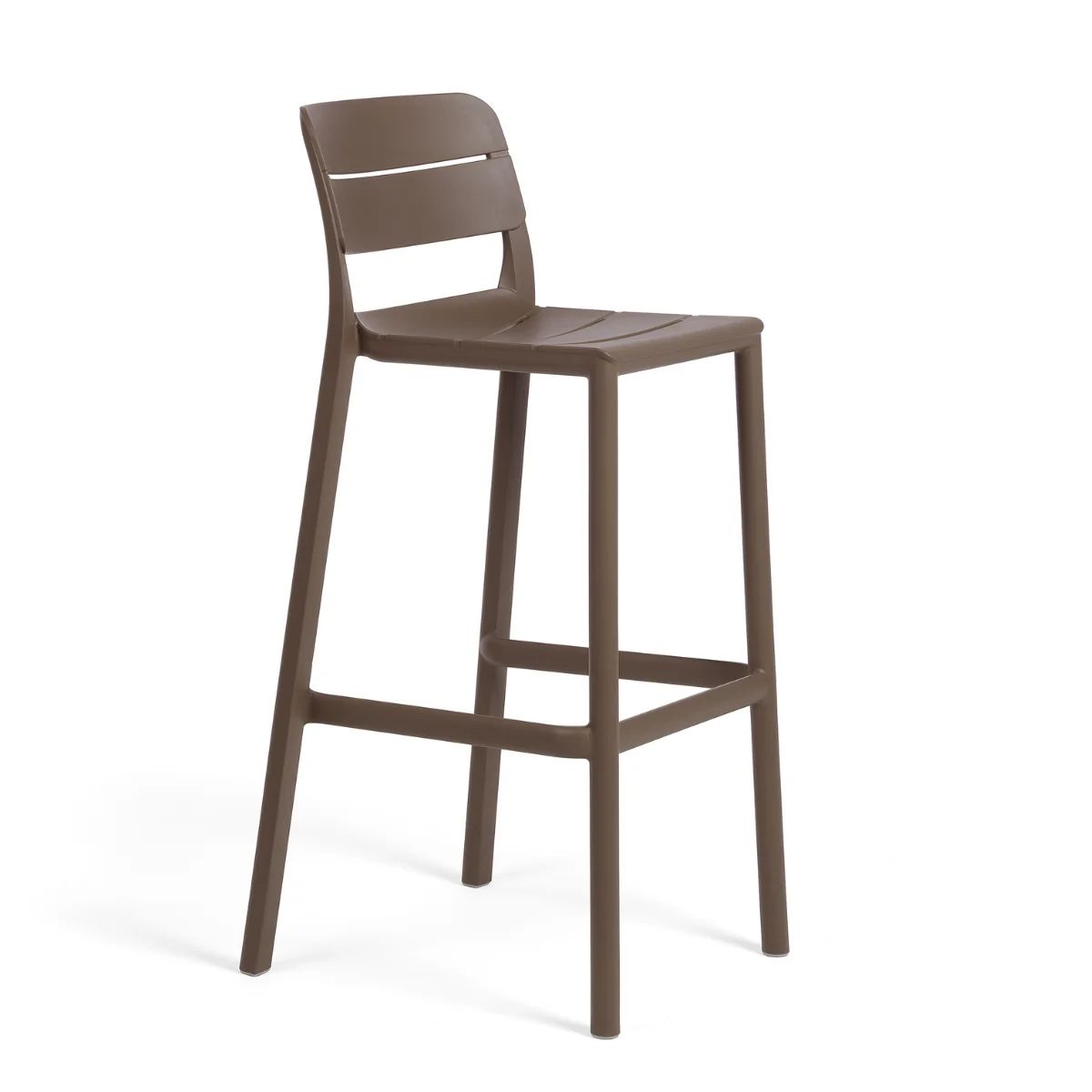 NARDI CASSIA STOOL Barna design Műanyag kültéri bárszék