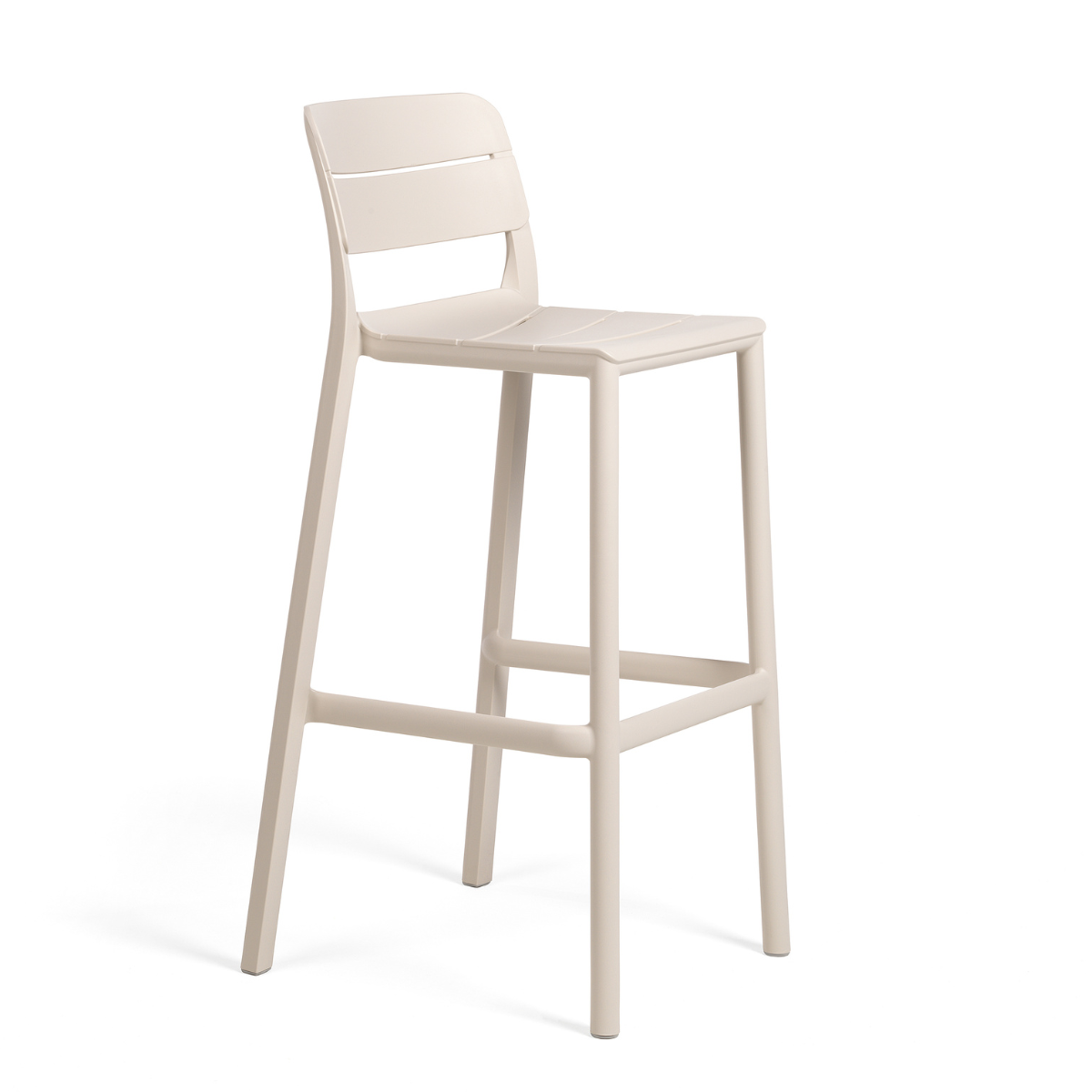 NARDI CASSIA STOOL Bézs design Műanyag kültéri bárszék