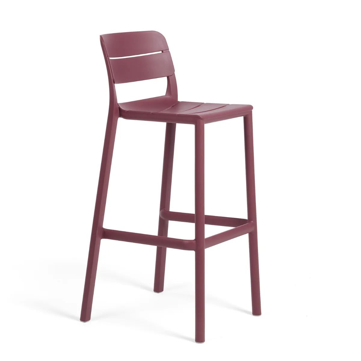NARDI CASSIA STOOL Bordó design Műanyag kültéri bárszék