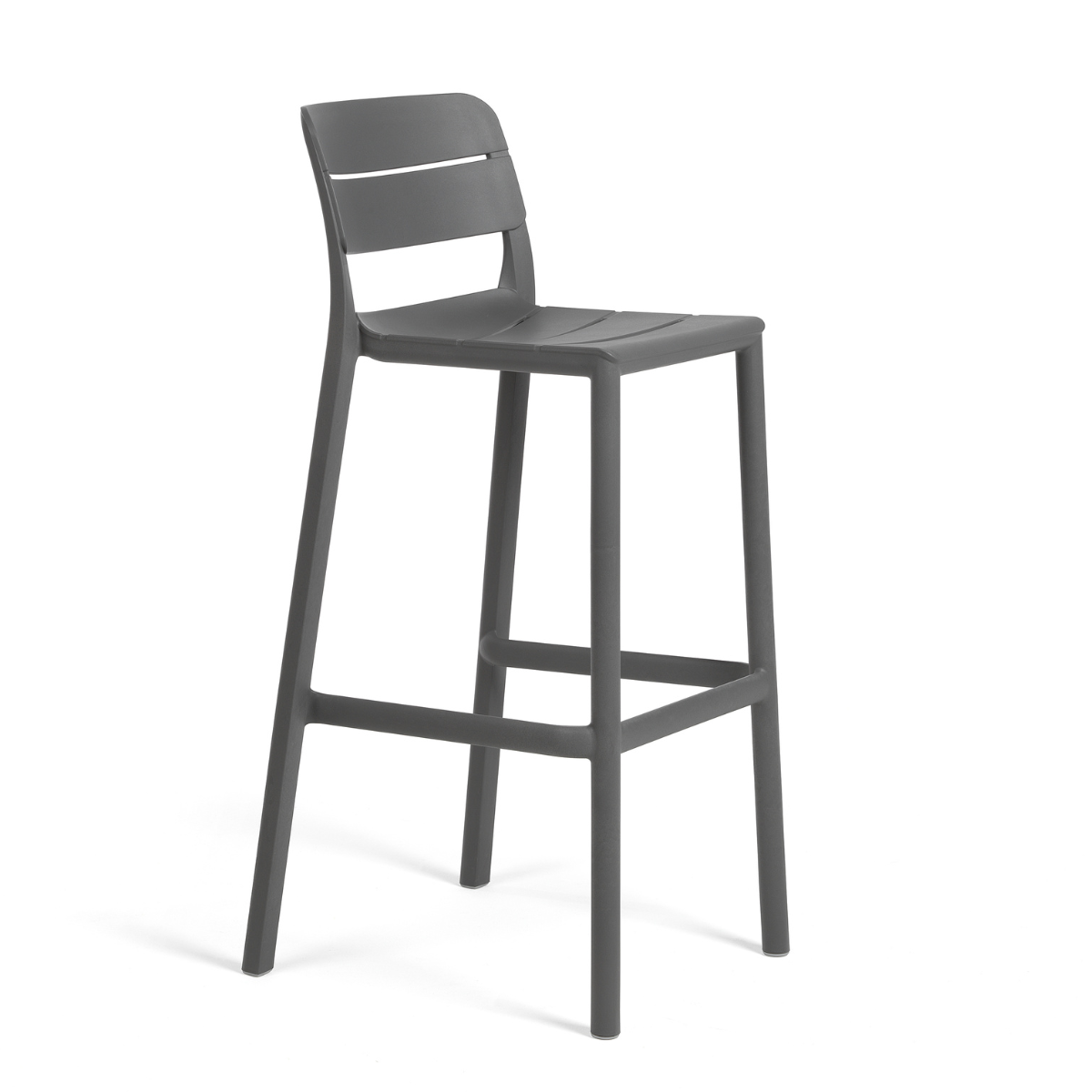 NARDI CASSIA STOOL Szürke design Műanyag kültéri bárszék