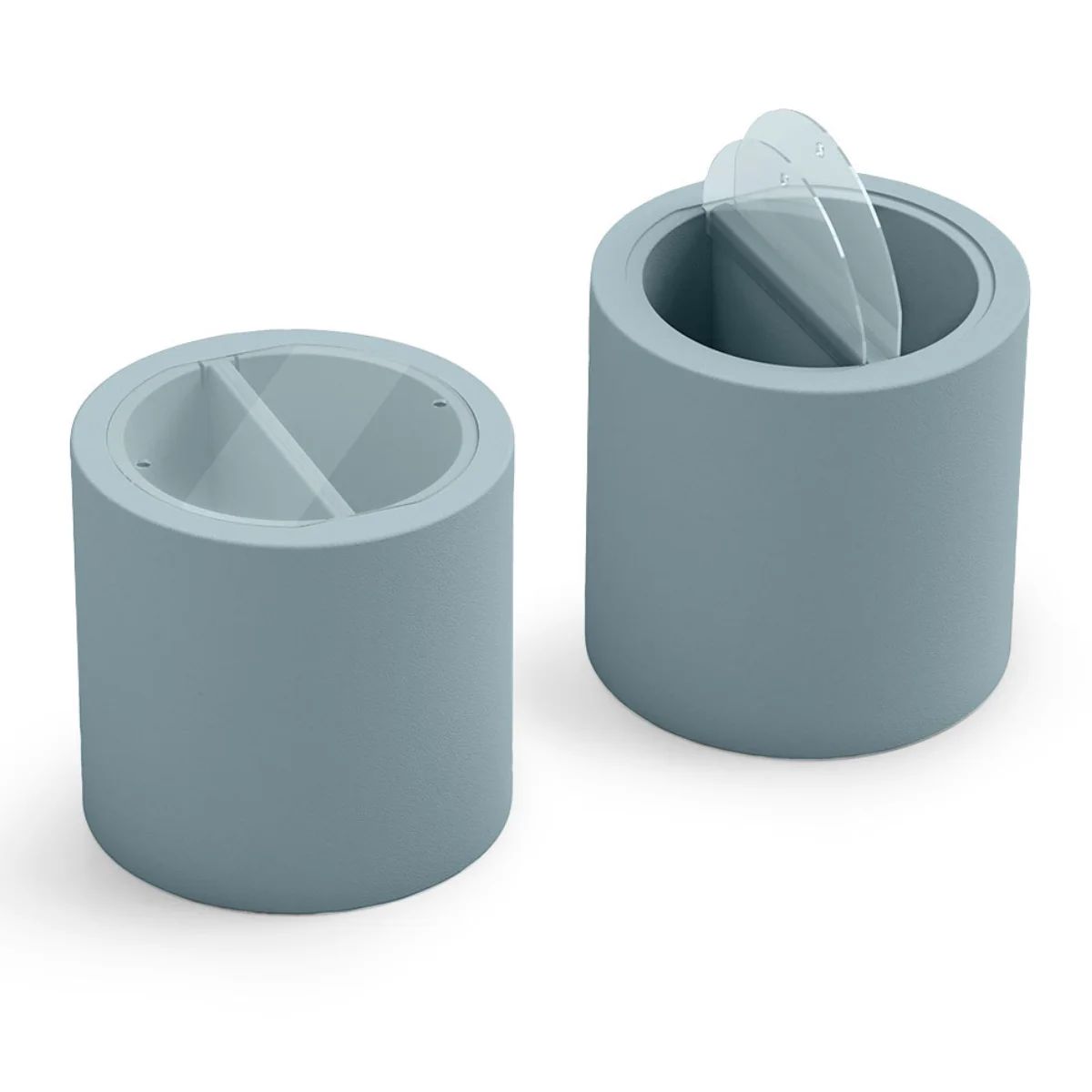 LX BROCK PARTY STORAGE  Light blue design Side table