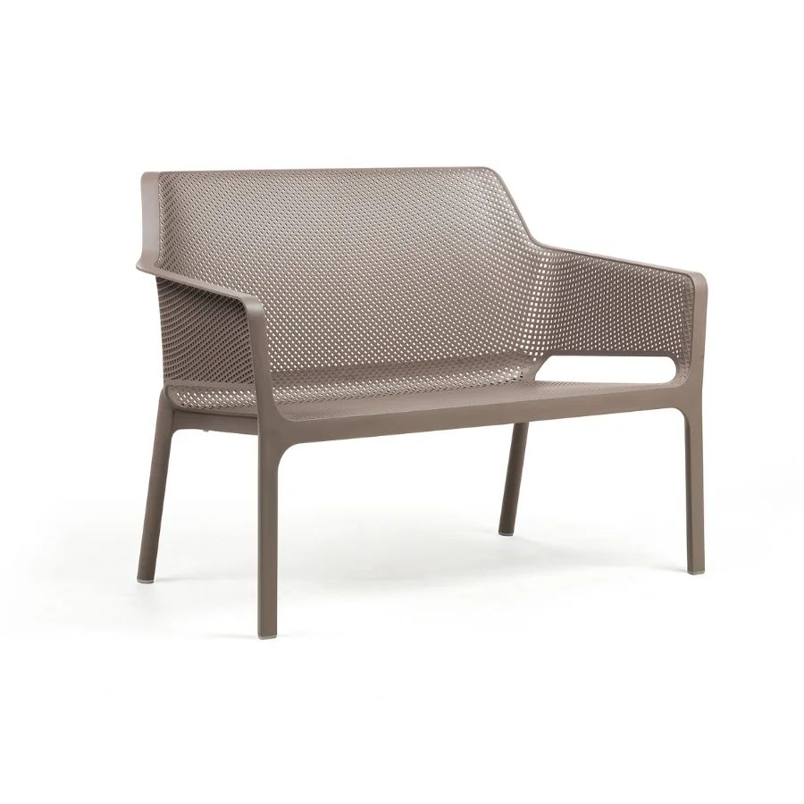 NARDI NET BENCH Taupe modern Kültéri pad