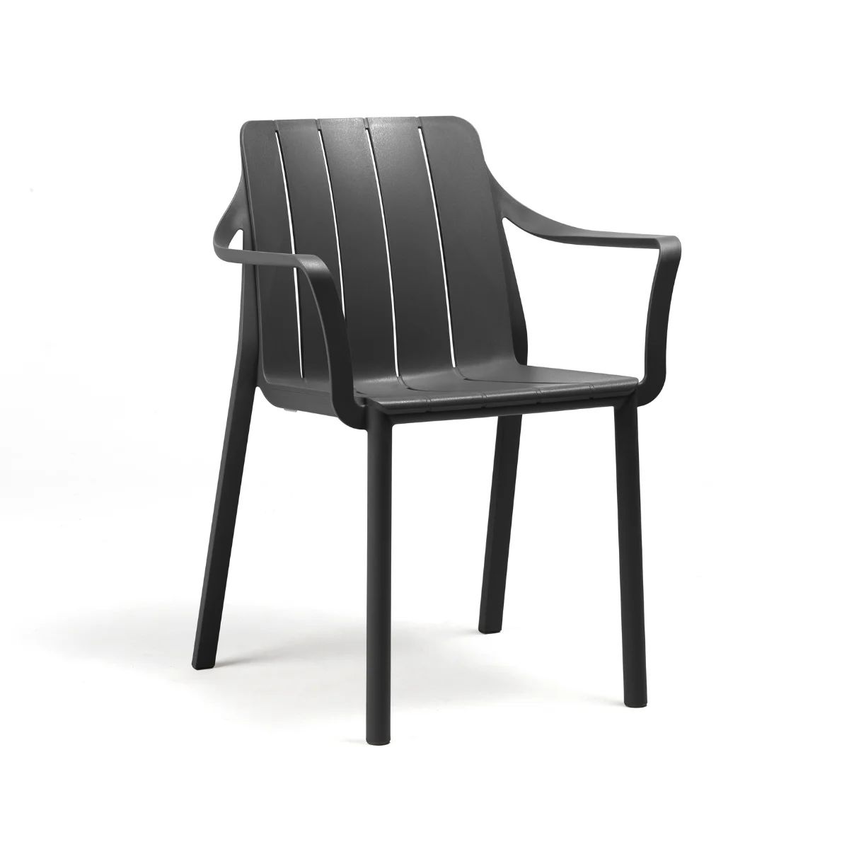 NARDI TIBERINA Grey design Plastic outdoor chair