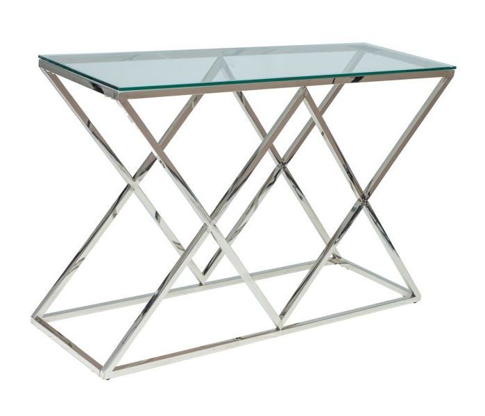 SI REINA Silver modern Console Table
