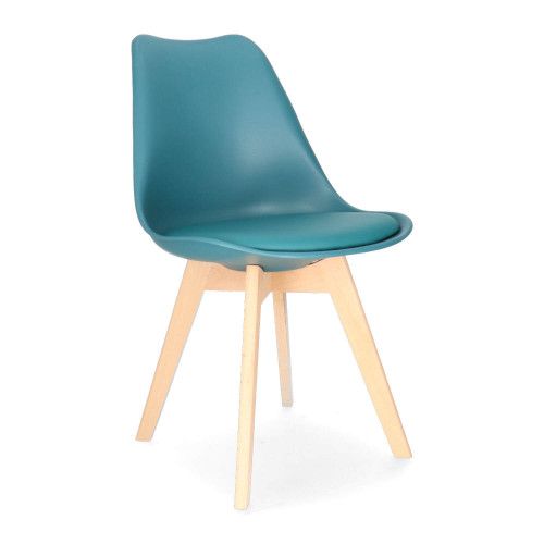 SI FINE TÜRKIZ UTOLSÓ DARAB Blue minimalist Plastic indoor chair