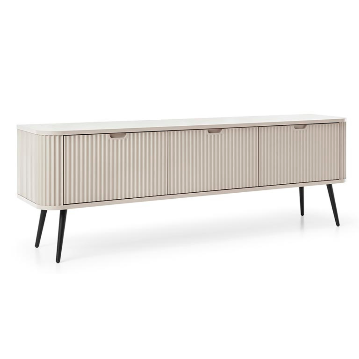 IT ZOVEN Bézs design TV Szekrény