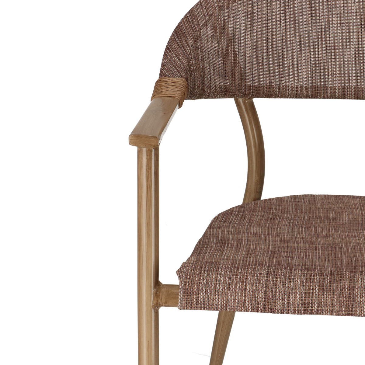 Synthetic rattan garden chair