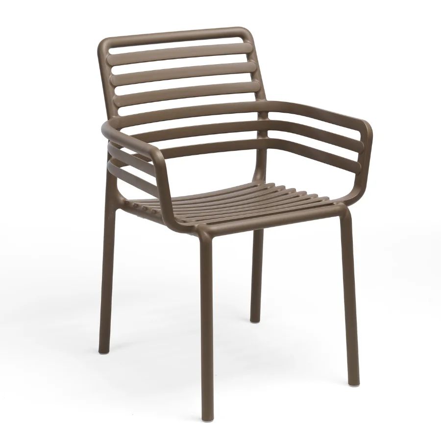 NARDI DOGA ARMCHAIR Barna design Műanyag kültéri szék