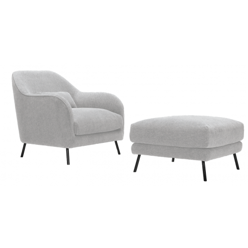 S RIKON utolsó 1db BEMUTATÓDARAB  Grey minimalist Upholstered indoor armchair