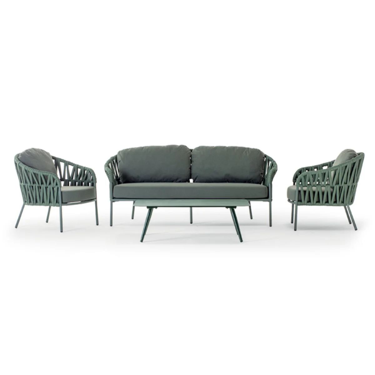 GR VICTORY Zöld design Kültéri lounge szett