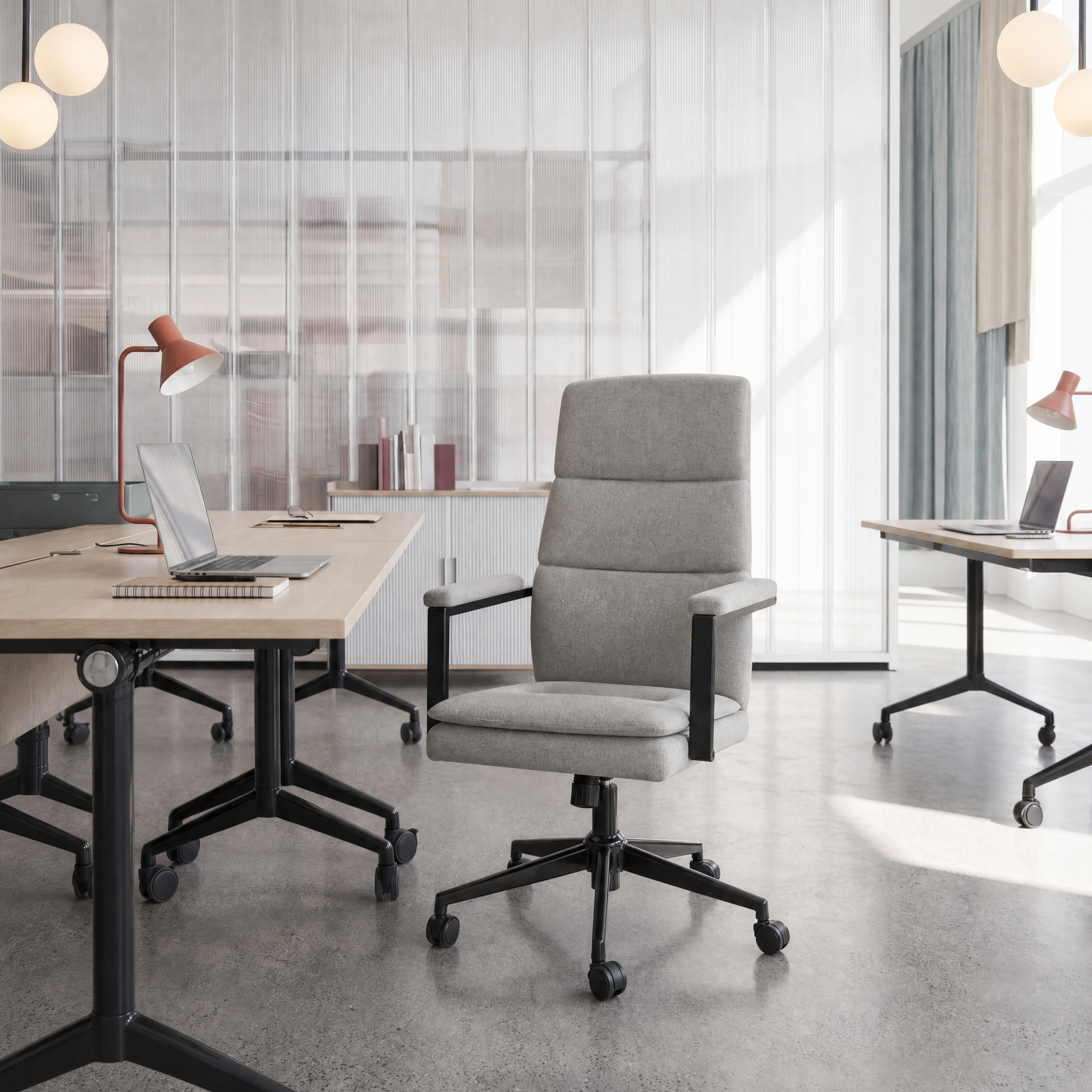 Generated with Kive.ai - make a picture like this but with my chair Upholstered office chair (2).png