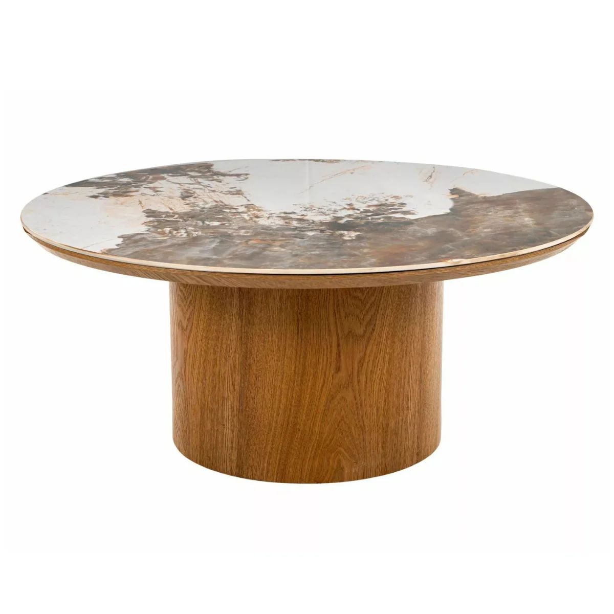SI RONDARO 80 Fa Márvány design Dohányzóasztal