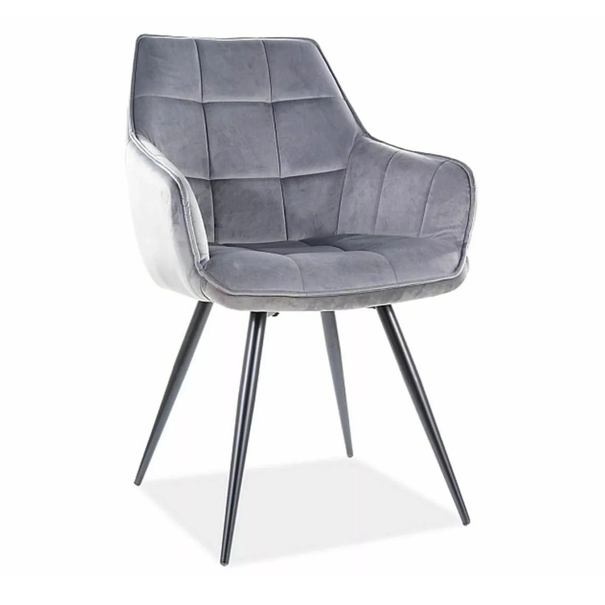SI OLIVIA Szürke design Kárpitos beltéri szék