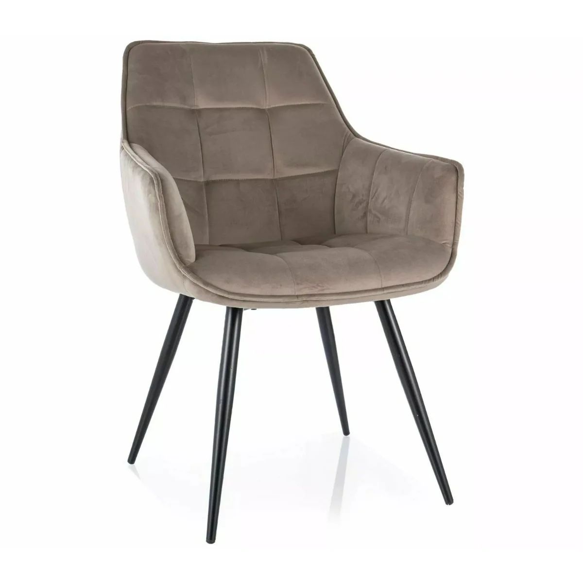SI OLIVIA Bézs design Kárpitos beltéri szék