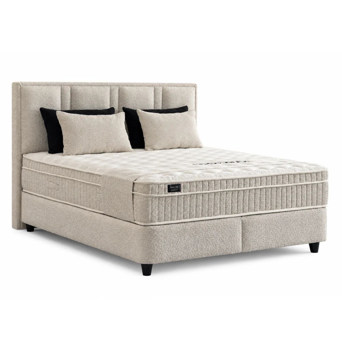 ET SILVIA 160x200 Bézs design Boxspring ágy
