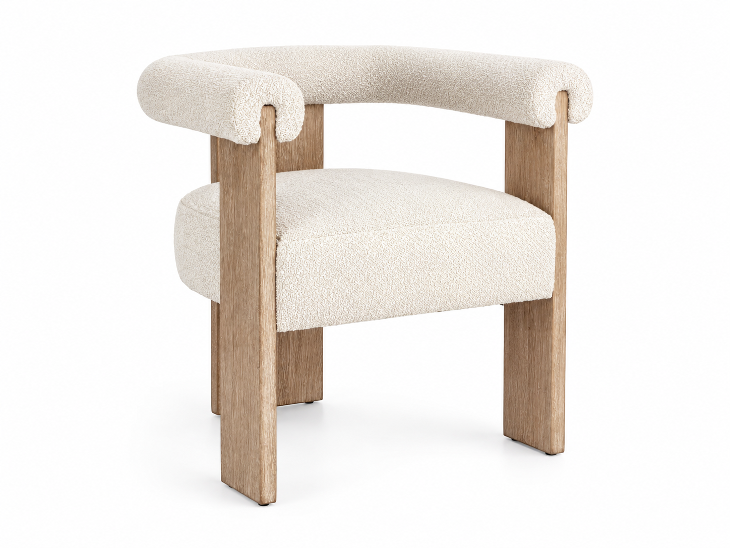 Indoor upholstered dining chair