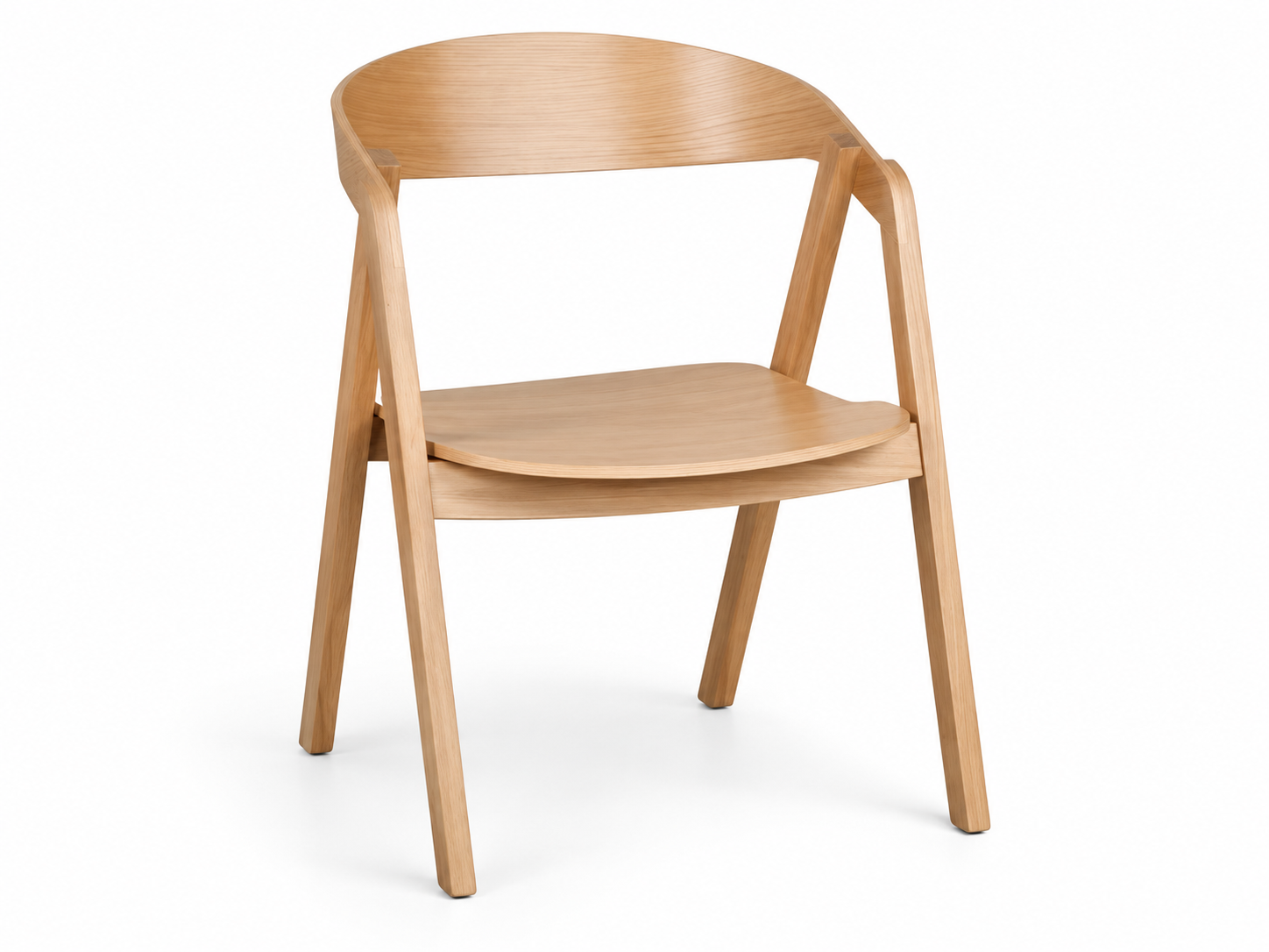 Indoor wooden dining chair