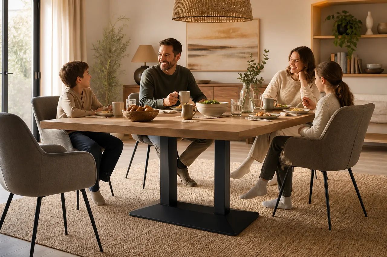 A steady base for shared table moments