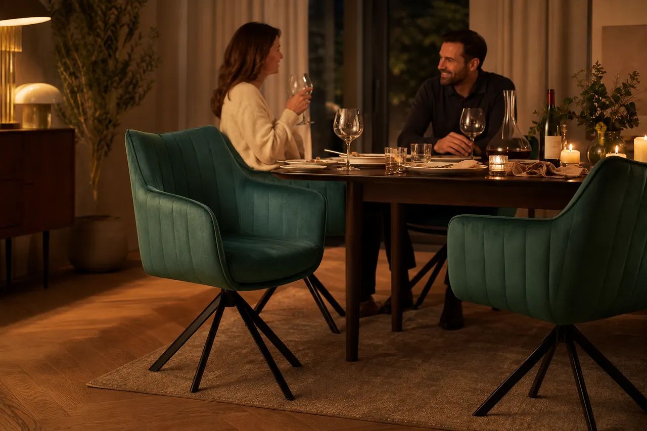 When dinner naturally turns into conversation