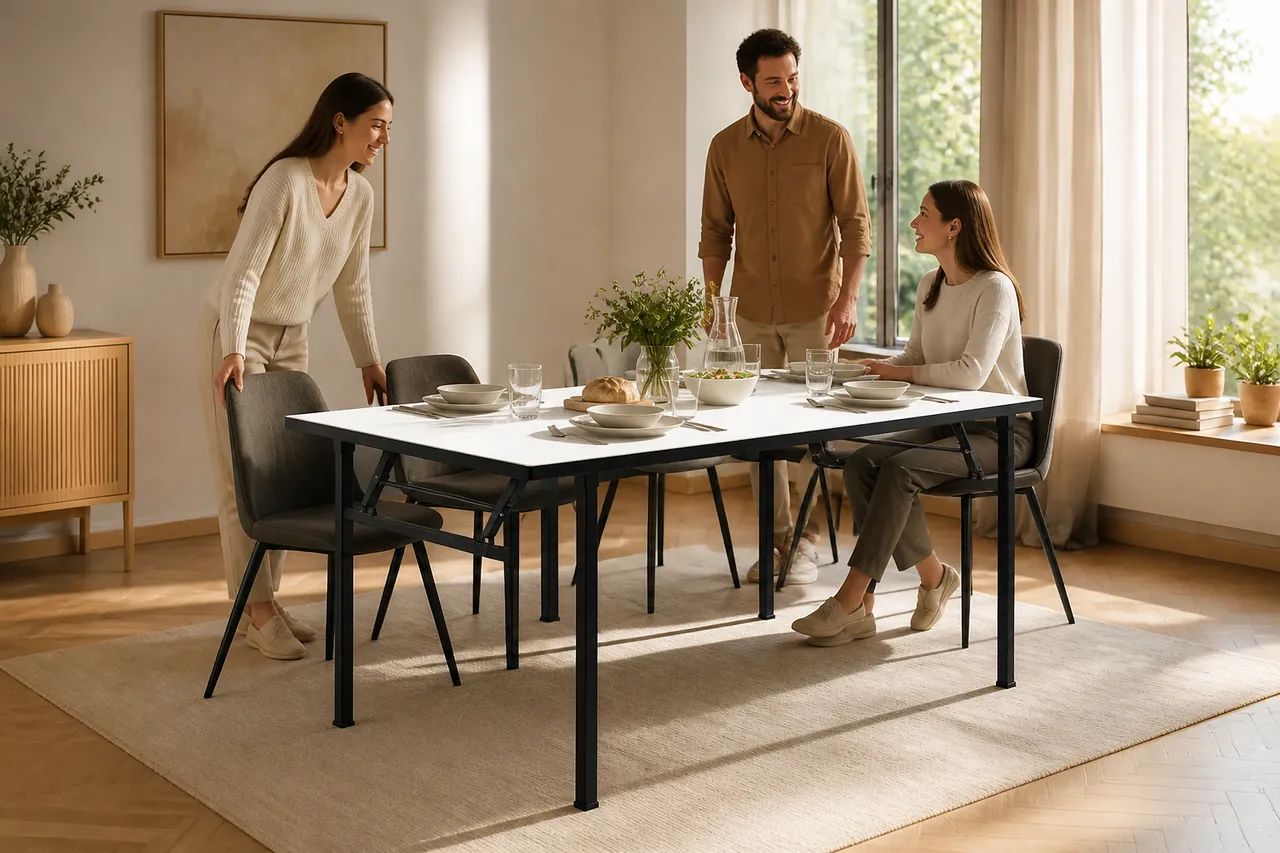 A ready table for shared moments
