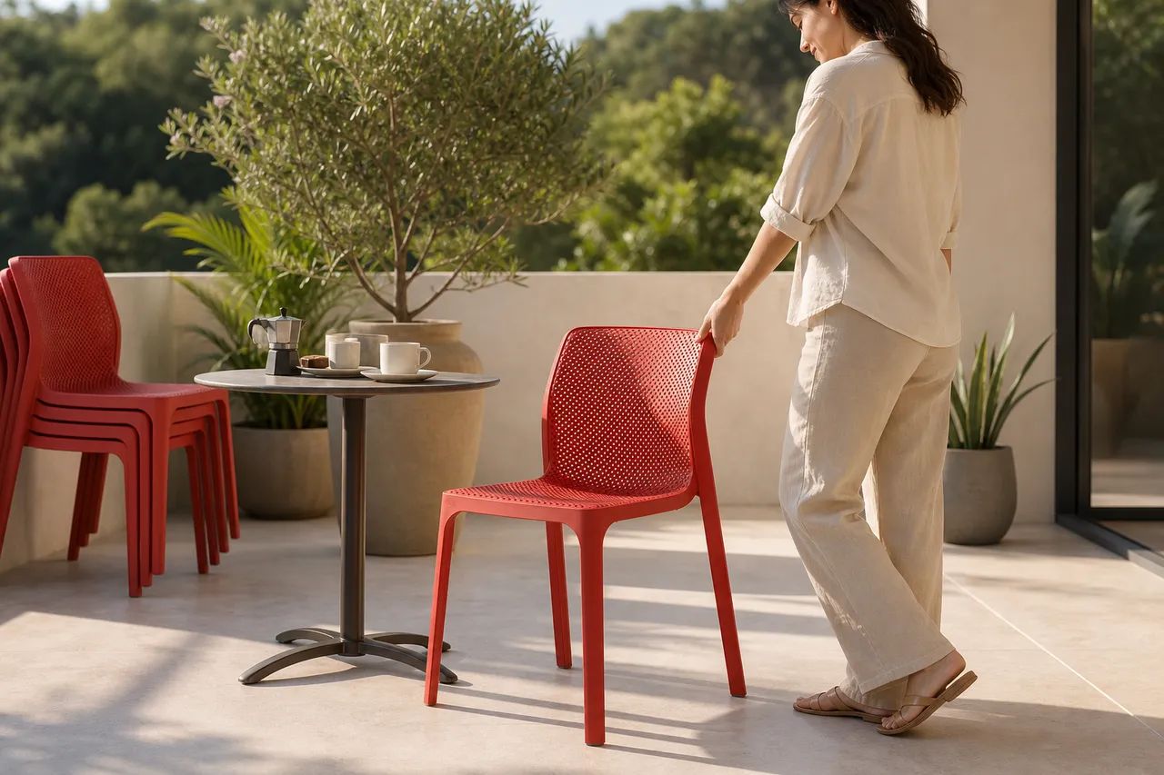 One move, and the terrace is ready