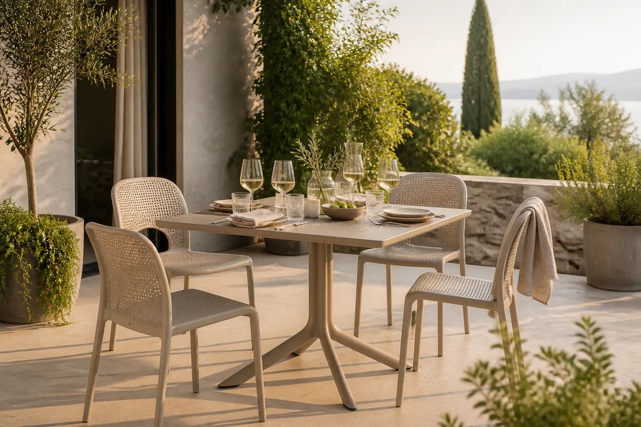 A stylish base for shared summer dining