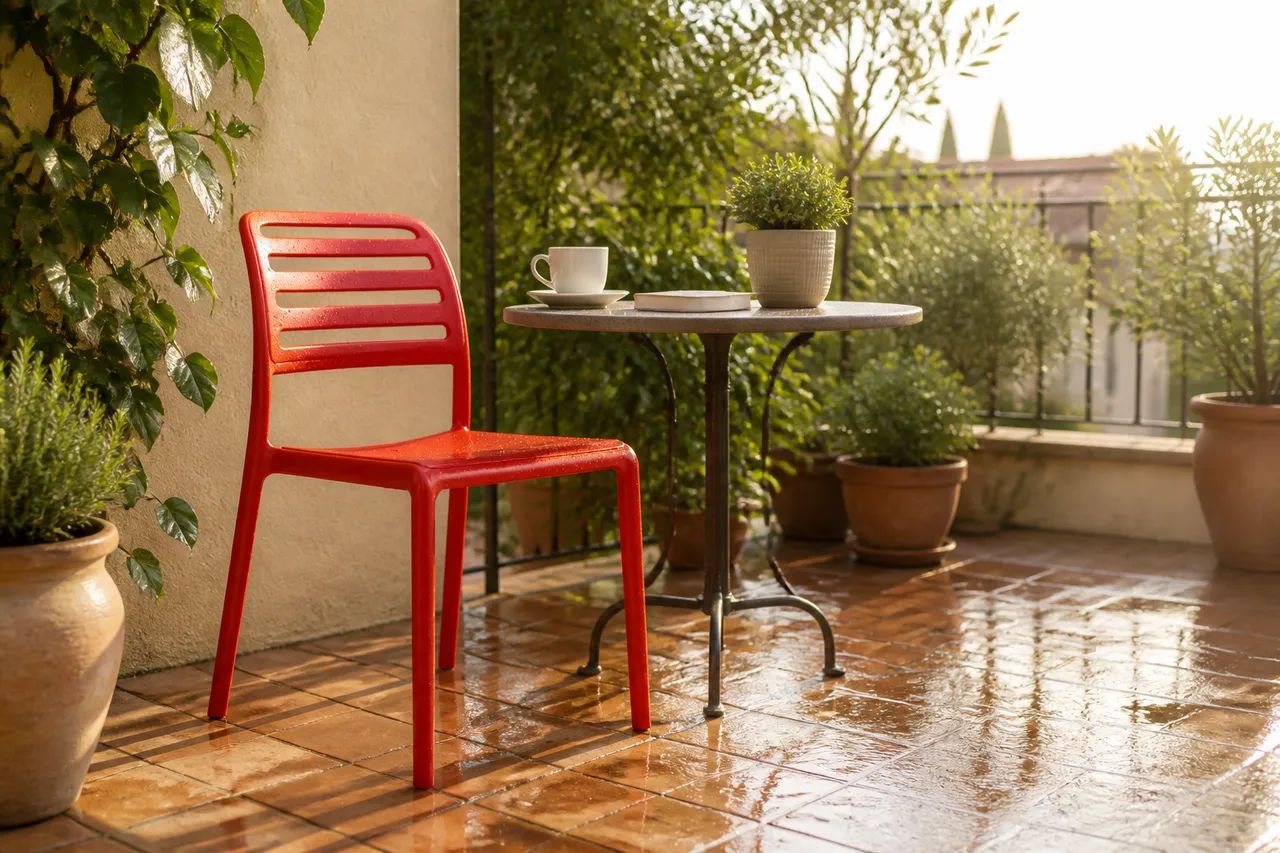 Made for terrace moments that stay outside
