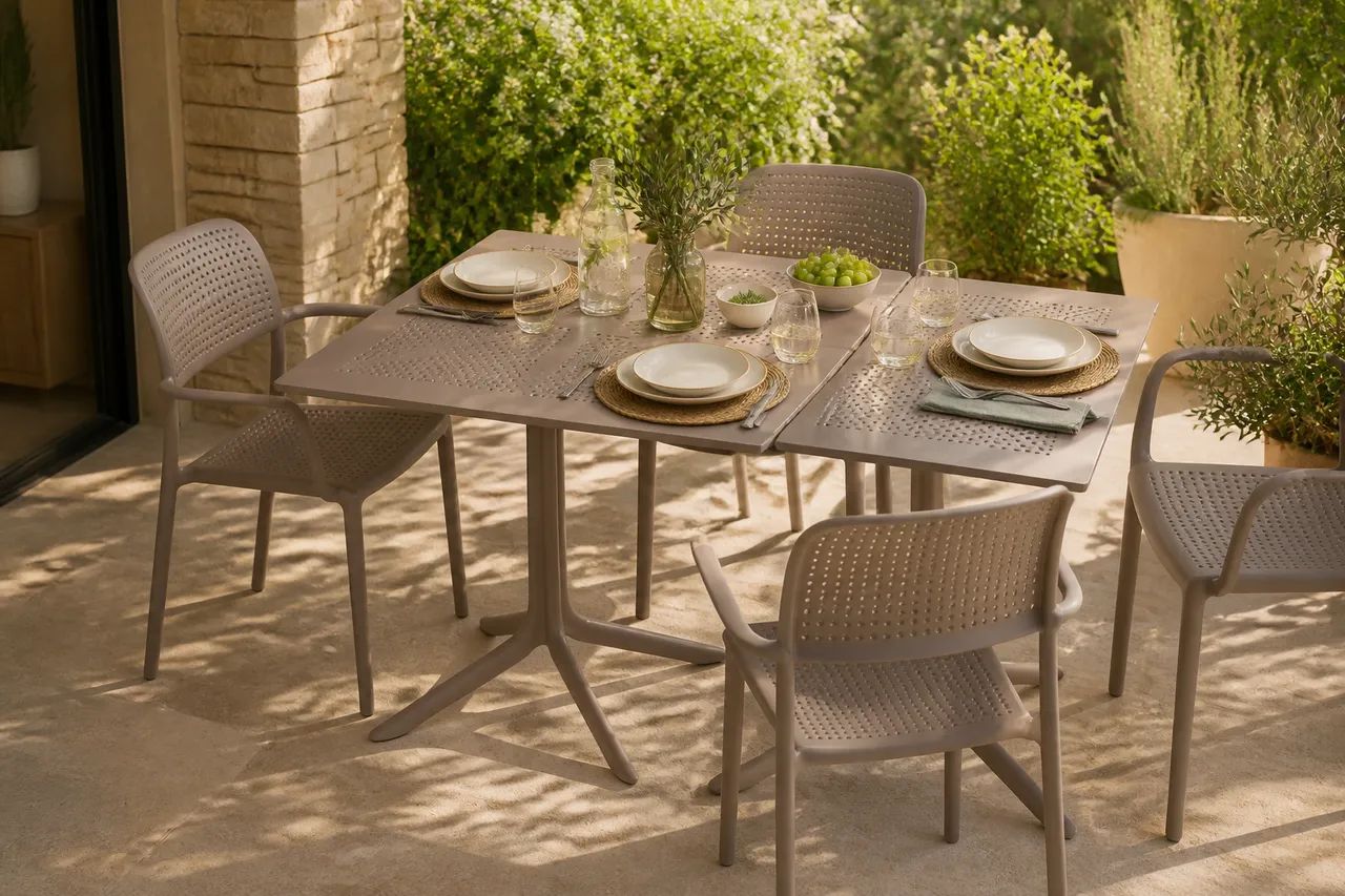 Summer dining on a clean, reliable base
