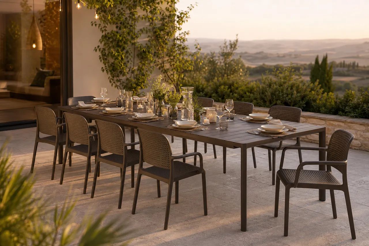 More room when the terrace fills up