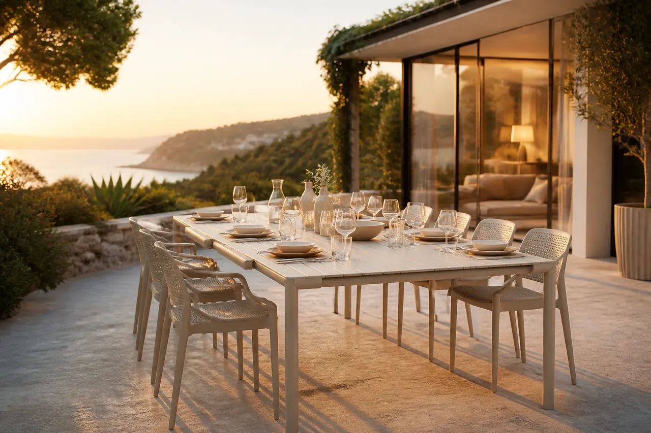 More room when guests arrive
