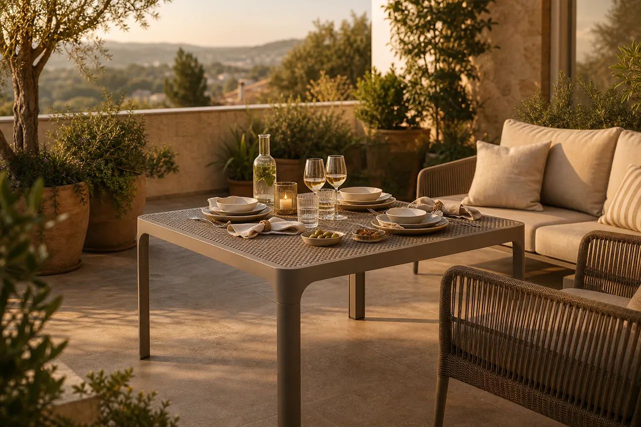 A steady centre for laid summer evenings