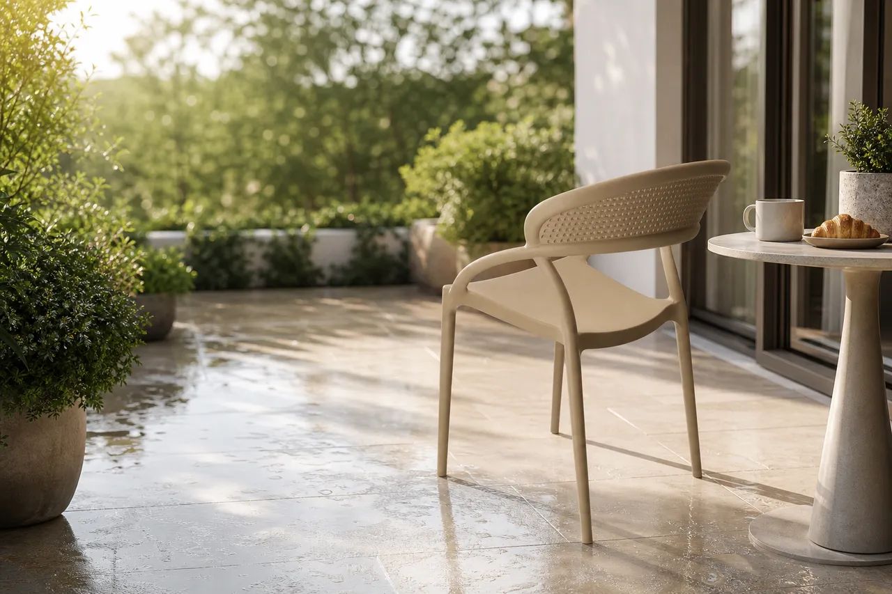 Made for sun, rain and easy terrace moments