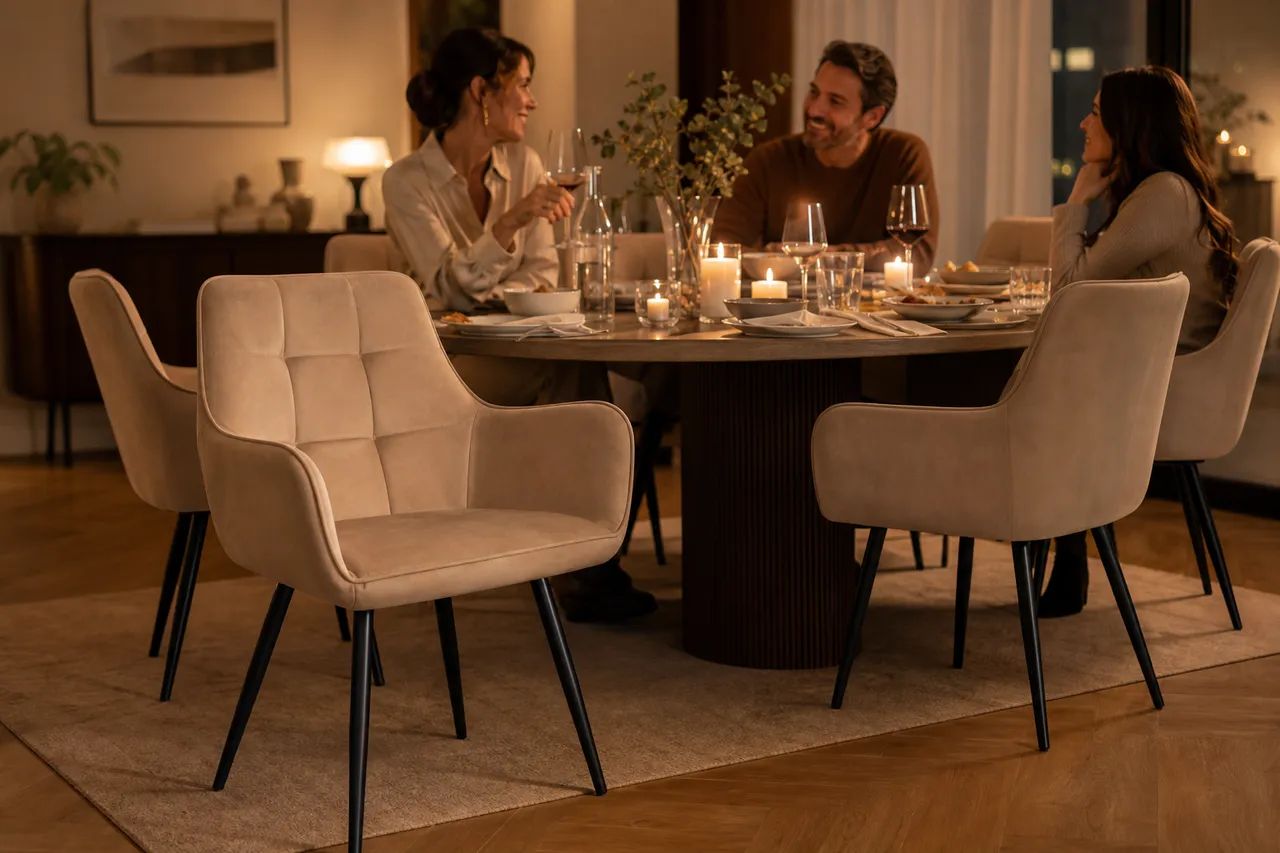 When dinner naturally turns into conversation