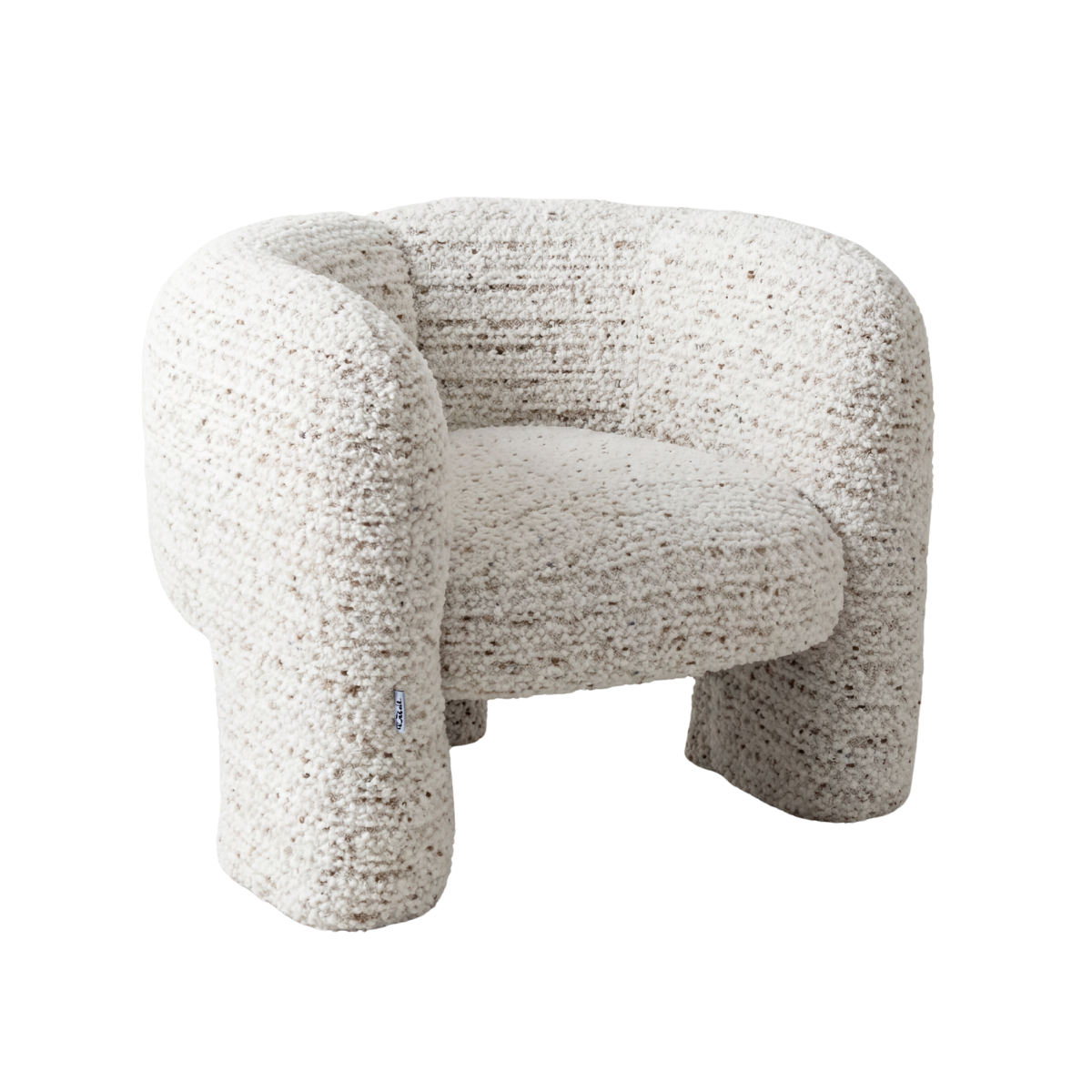 DL MELVO Natural design Upholstered indoor chair