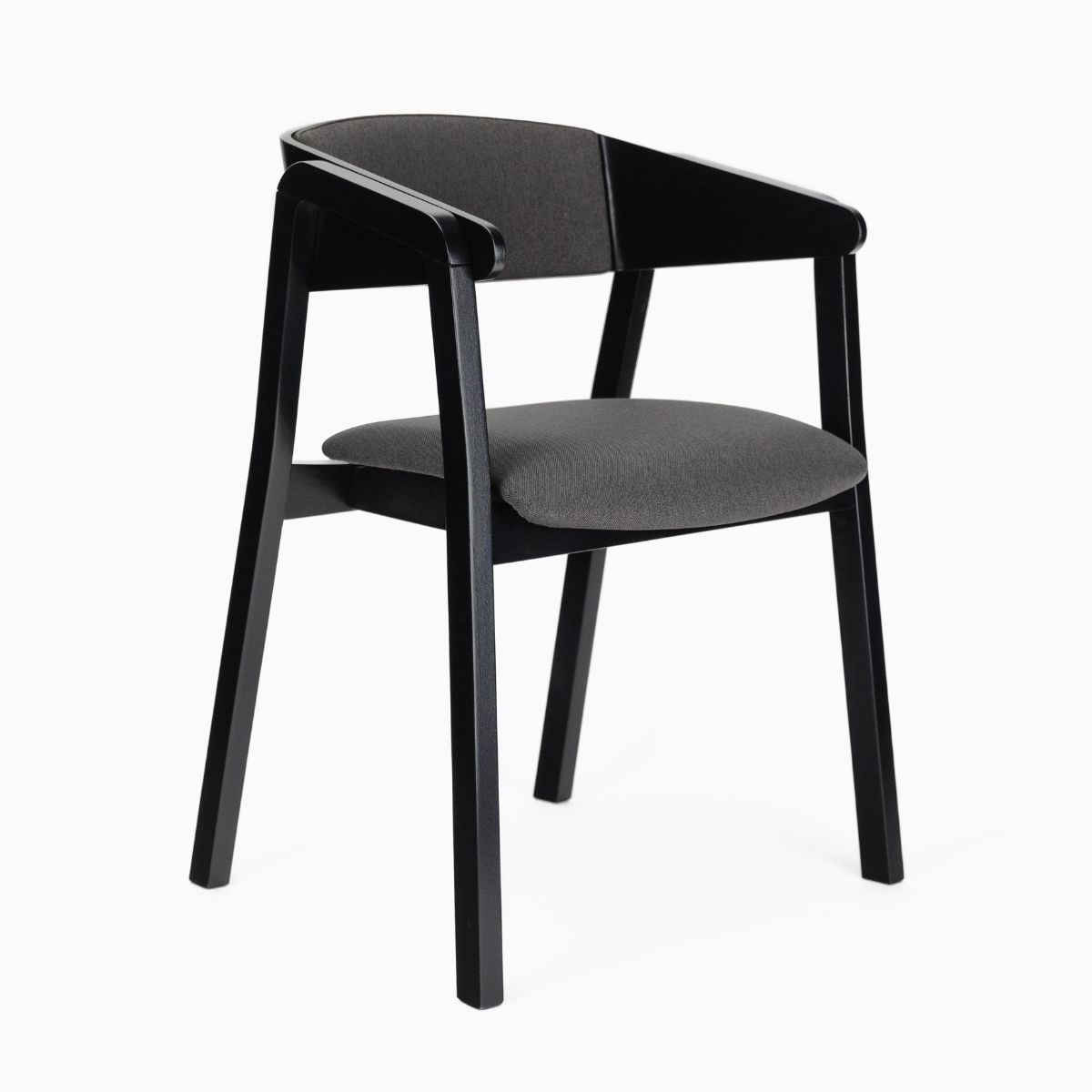 AT ZOE Black elegant Wooden indoor chair