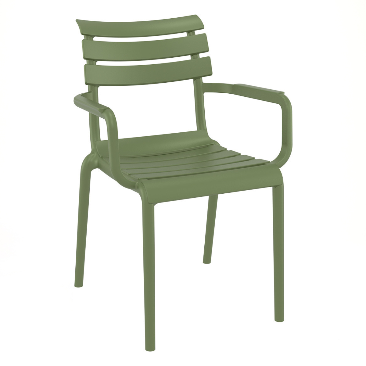 ST PARIS Green design Plastic outdoor chair