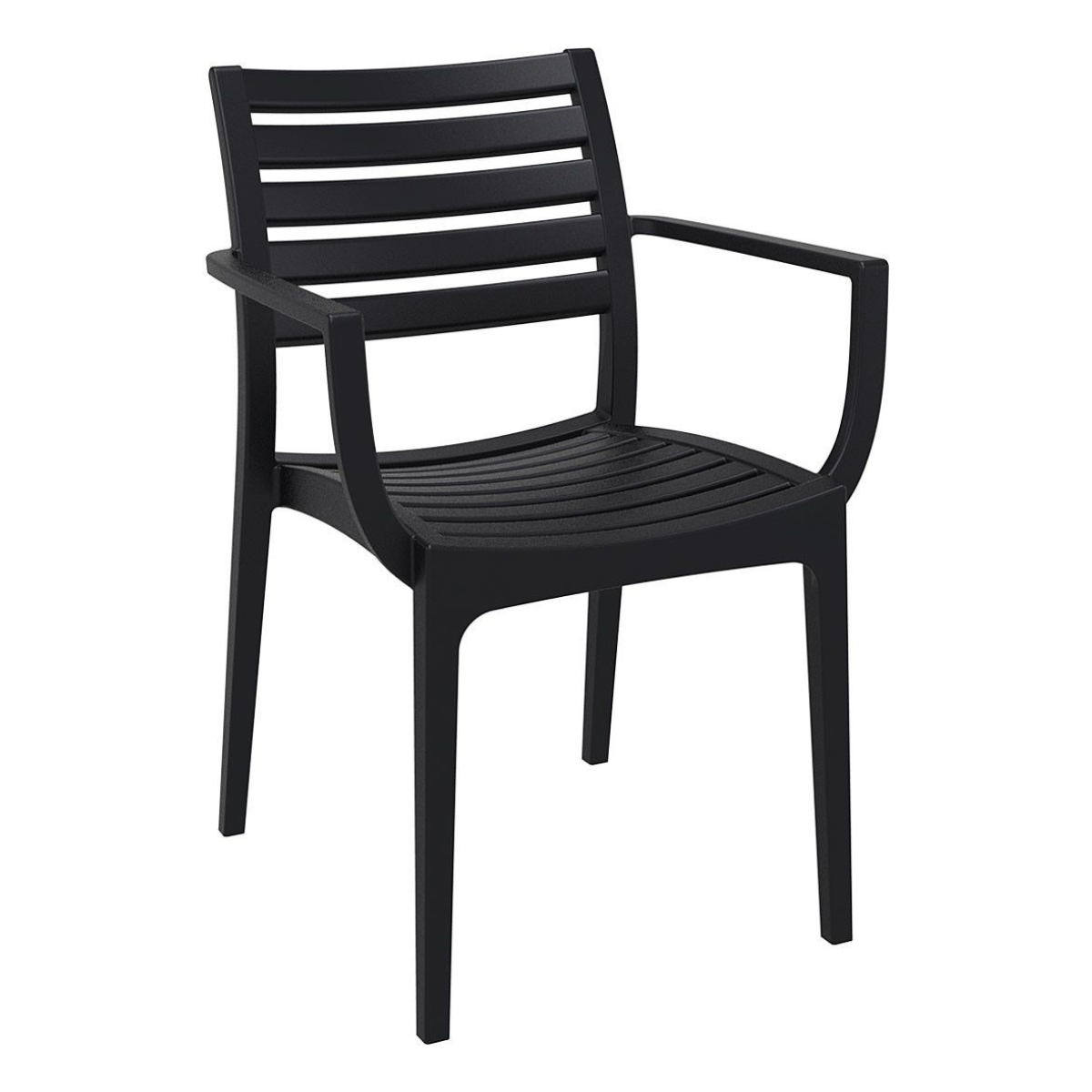 ST ARTEMIS Black design Plastic outdoor chair