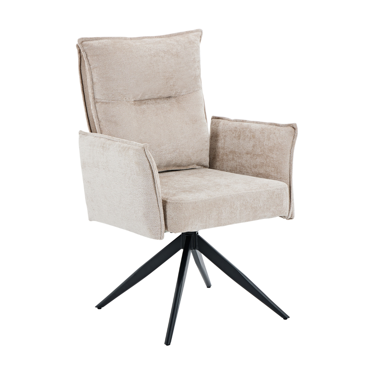 ET SAM Beige design Upholstered indoor chair