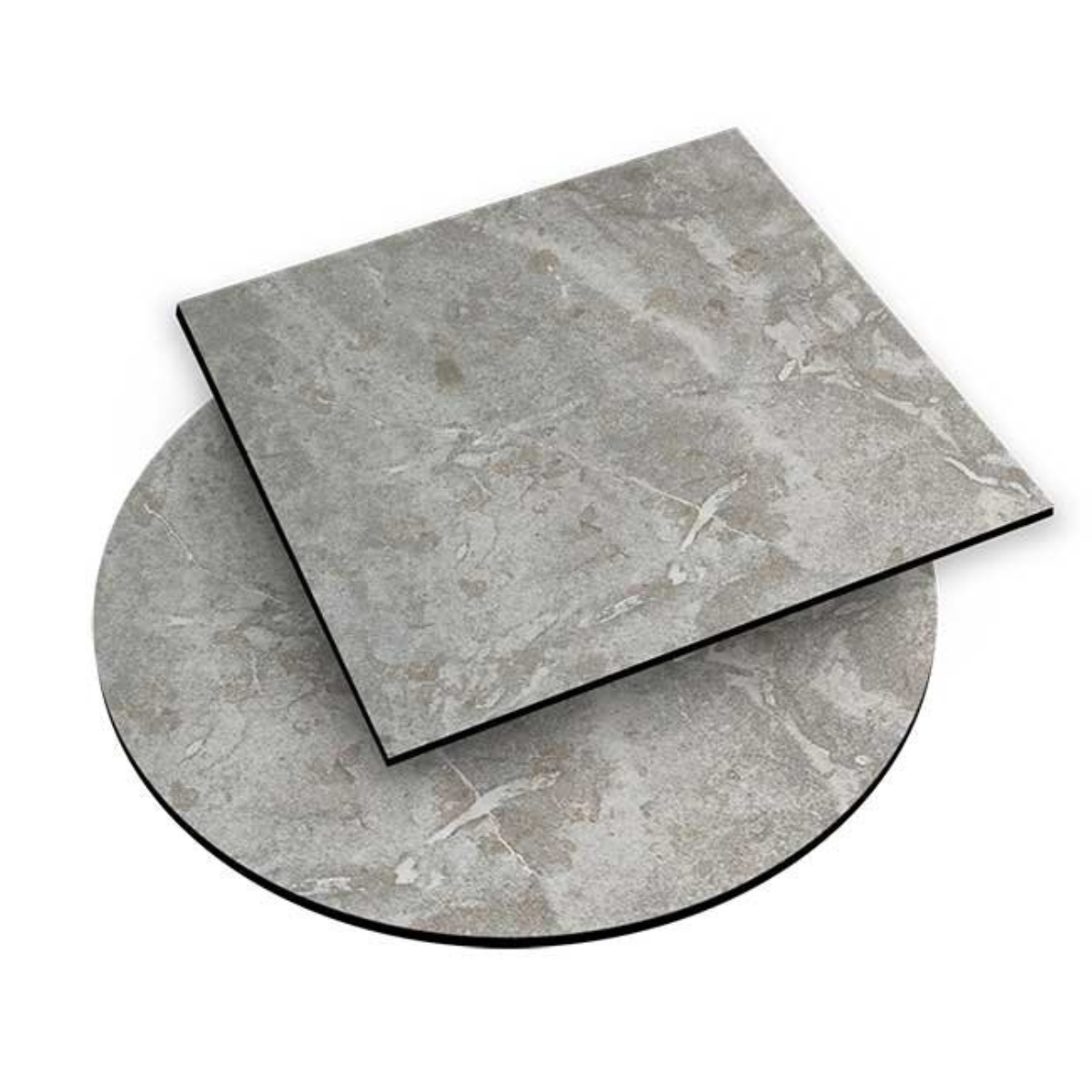TB FUJI 70x70 Grey design Tabletop